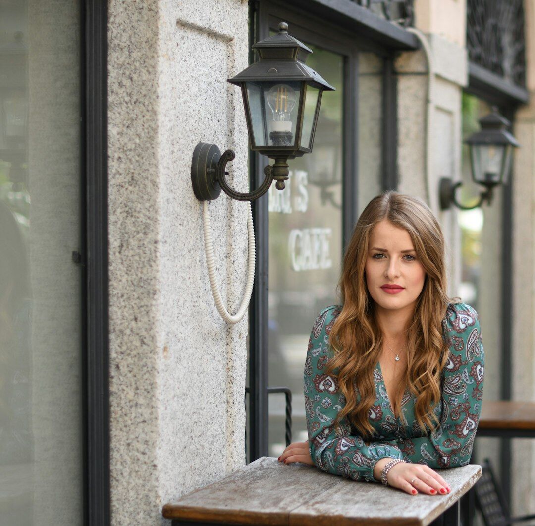 Professional Scandinavian woman news writer instructor portrait